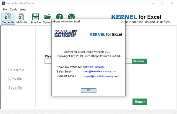 Kernel for Excel