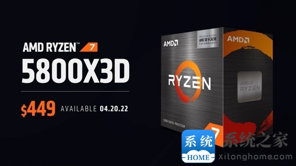 销量甩Intel+Zen4全家！AMD神U锐龙7 5800<i></i>X3D卖成年度处理器销冠