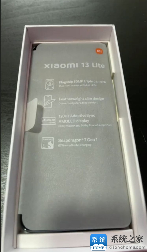 小米13 Lite真机照泄露：比iPhone 14 Pro更轻薄 灵动岛更小