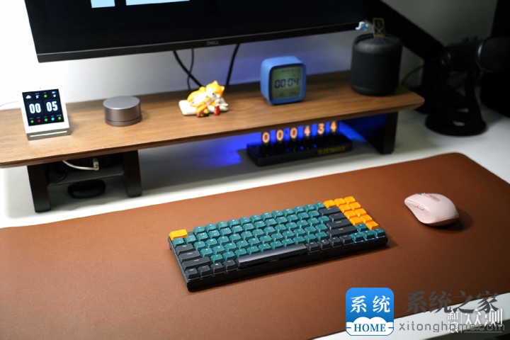 我的桌面2.1版，升级绿联KU102矮轴机械键盘